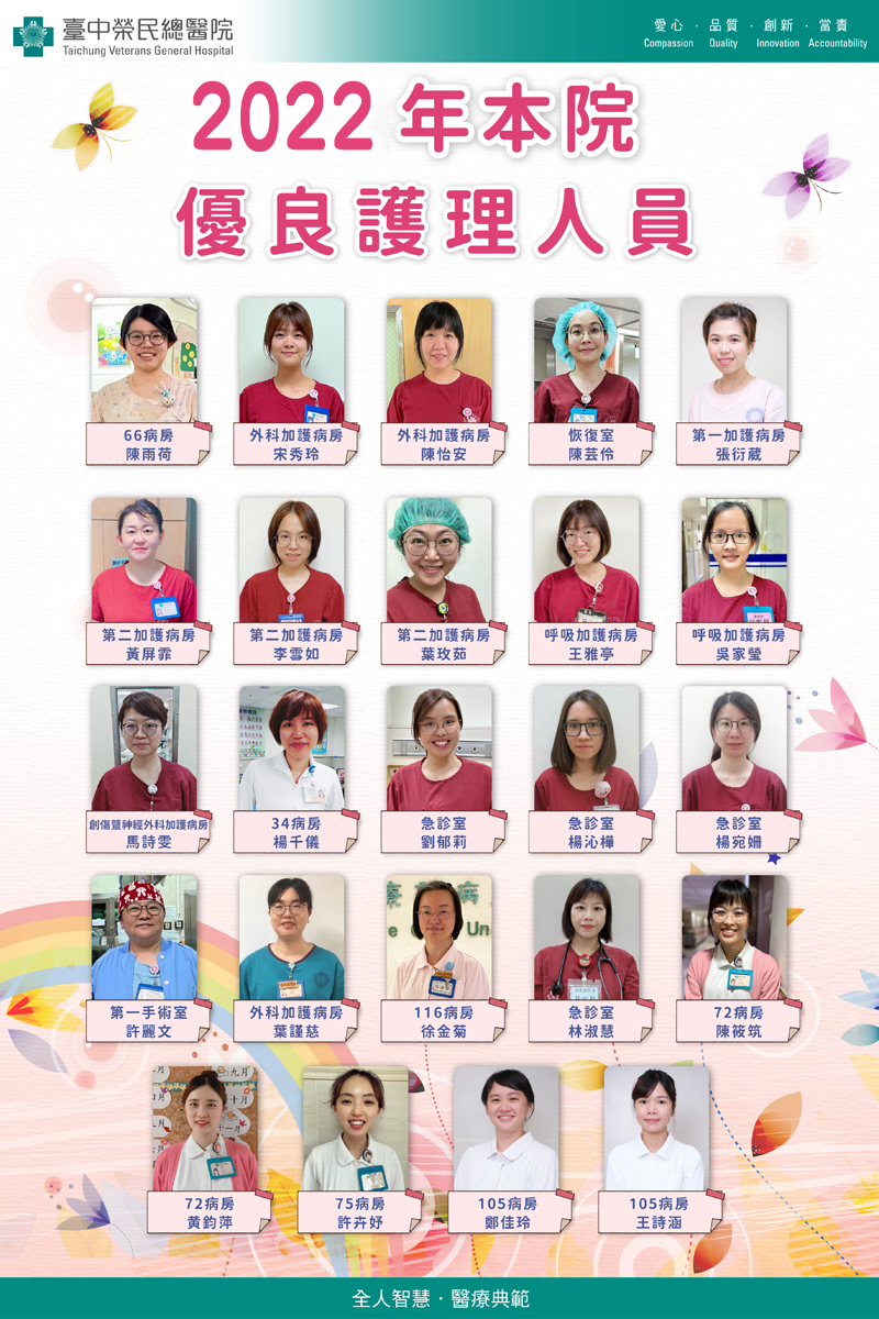 2022年優良護理人員