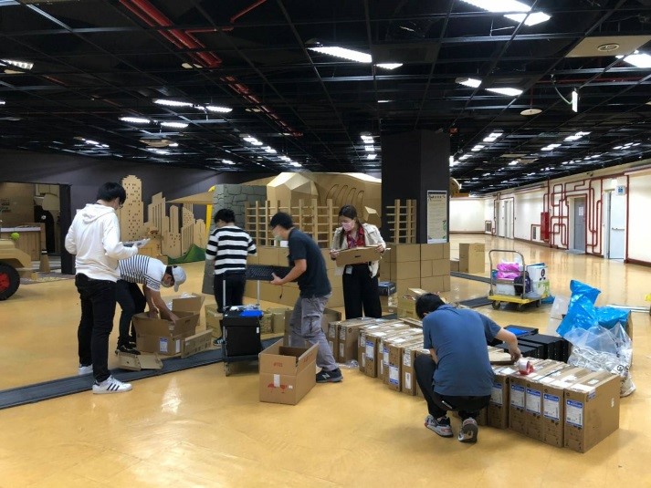 人員撤場後，我們要進行設備撤場與場地復原