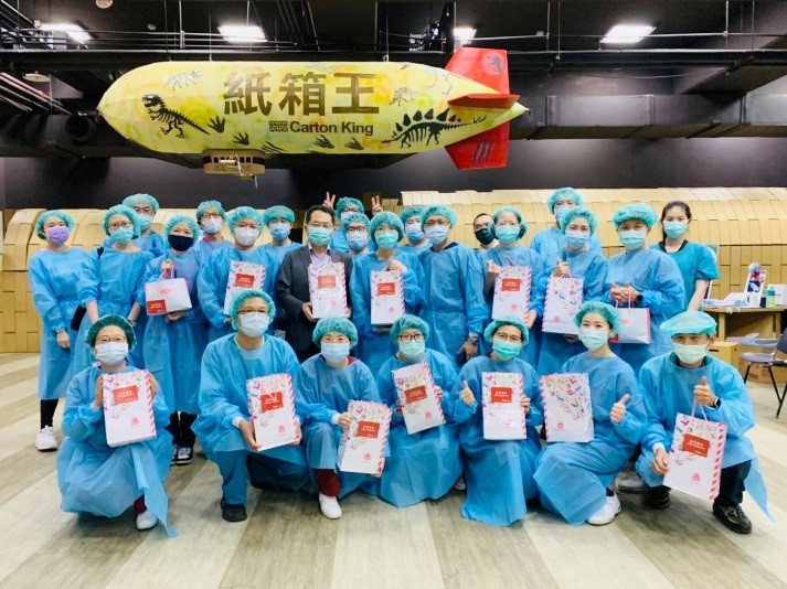 院部長官至現場打氣加油