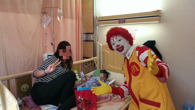 麥當勞叔叔探訪關心