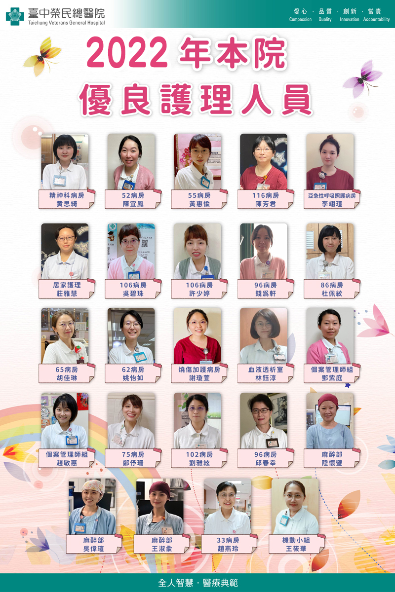 2022年優良護理人員