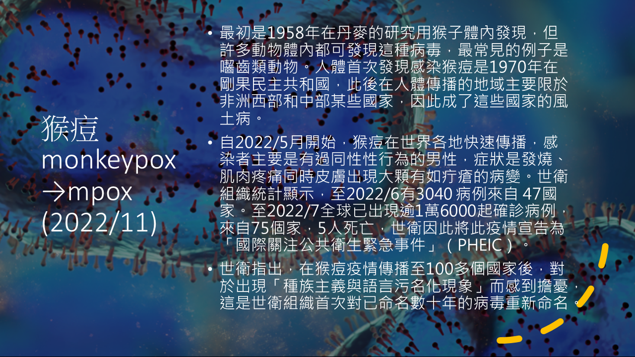 2024流感新冠猴痘治療