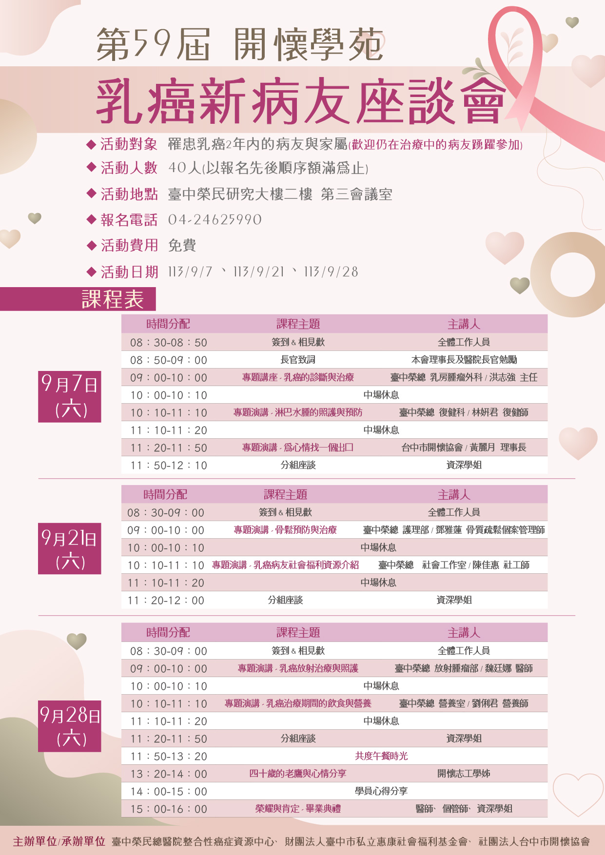 乳癌新病友