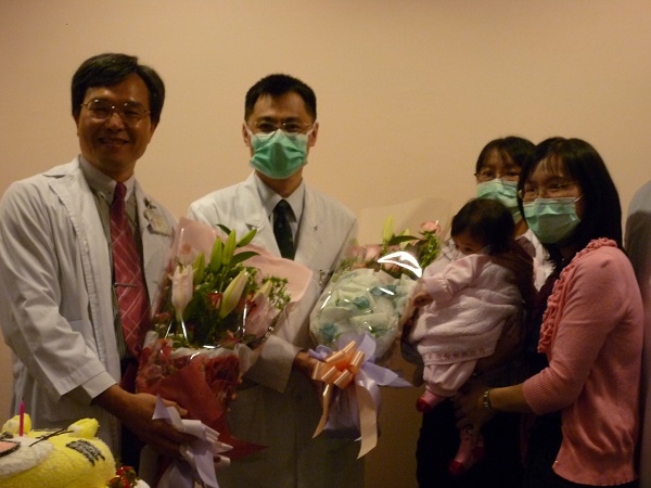 肝臟移植中心完成臺灣首例兒童血型不合親體肝臟移植。