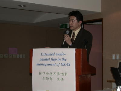 長庚李學禹主任演講