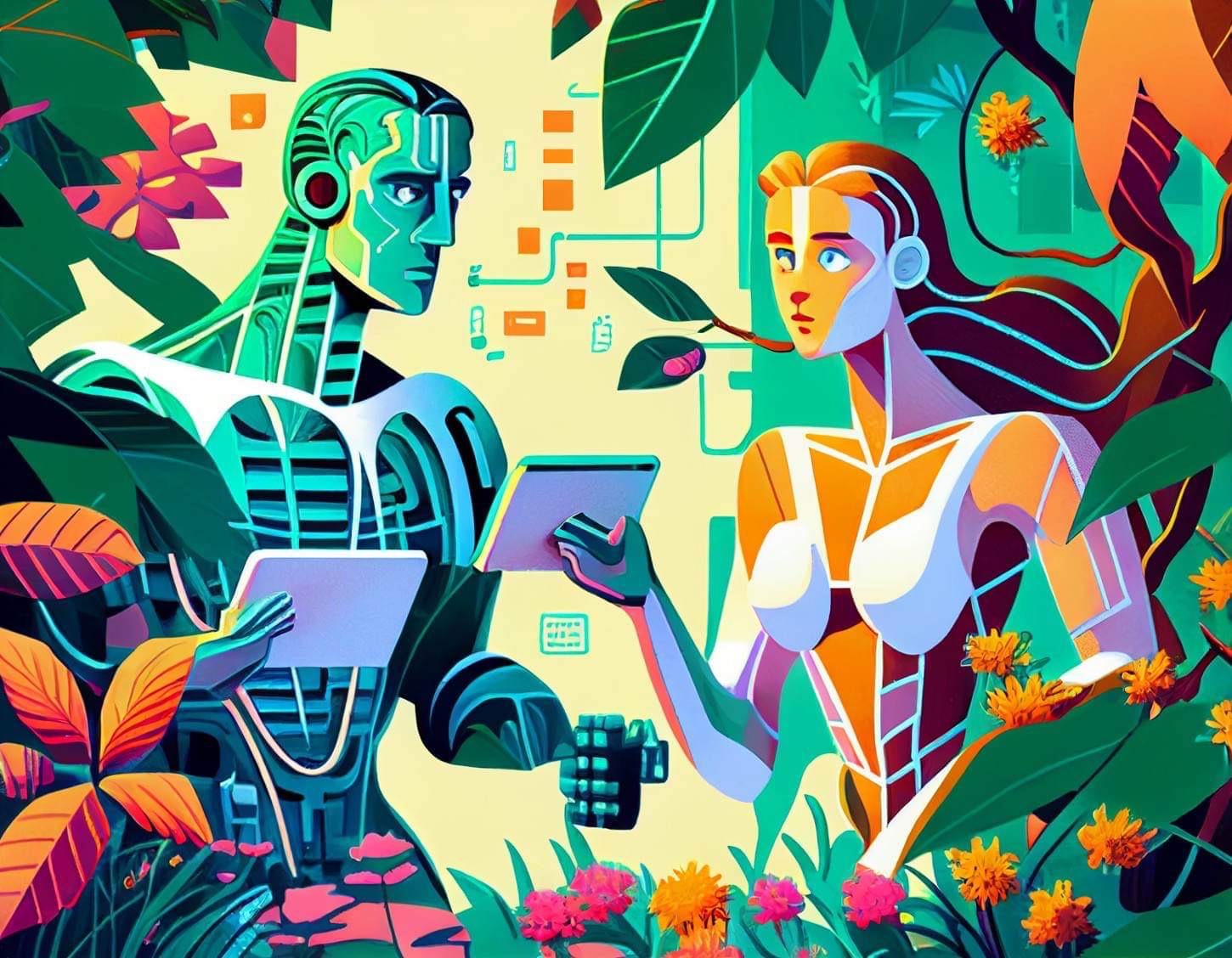 AI伊甸園 (饅頭 發想)